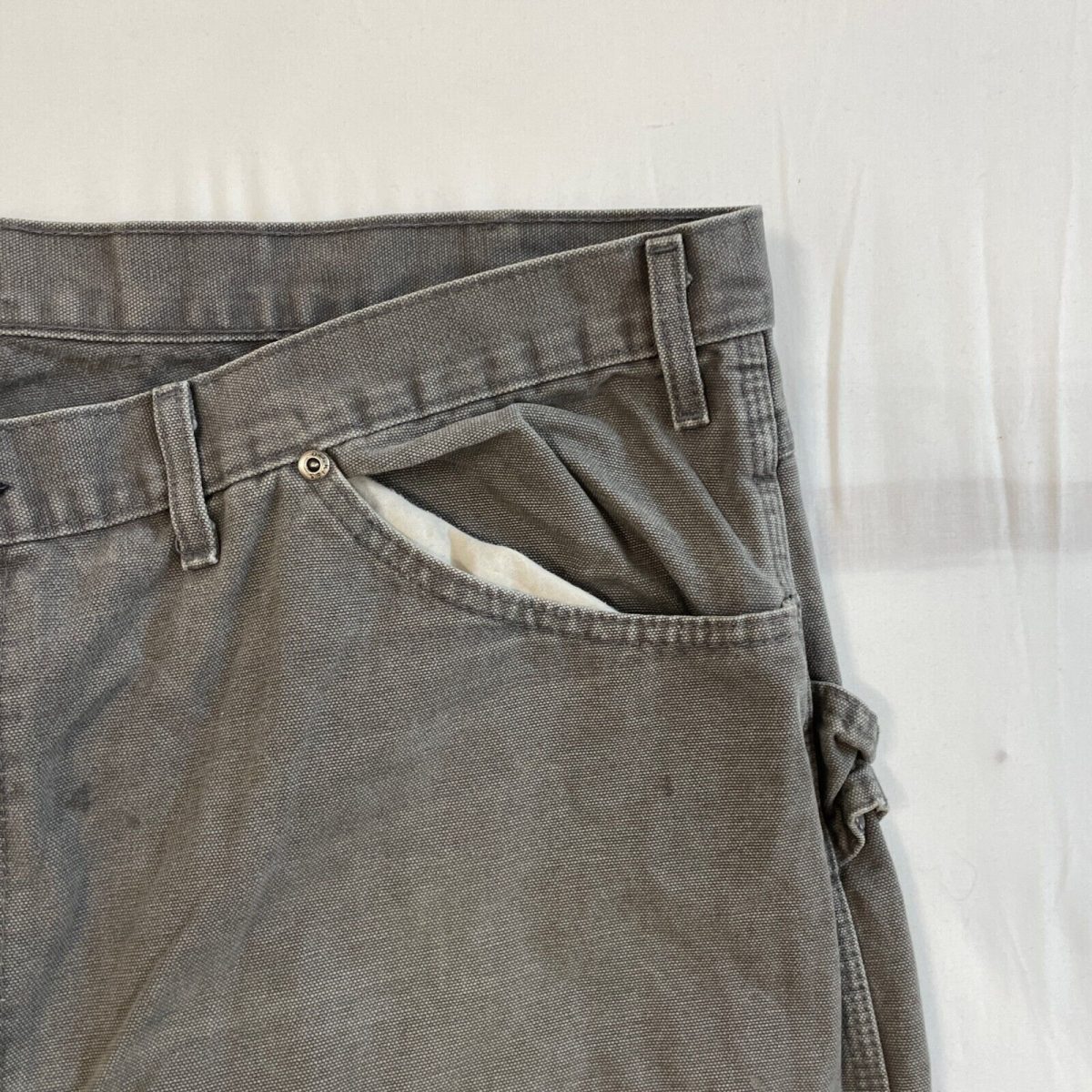 Levi's Dark Grey Denim Jeans For Mens 42W 30L - Image 3