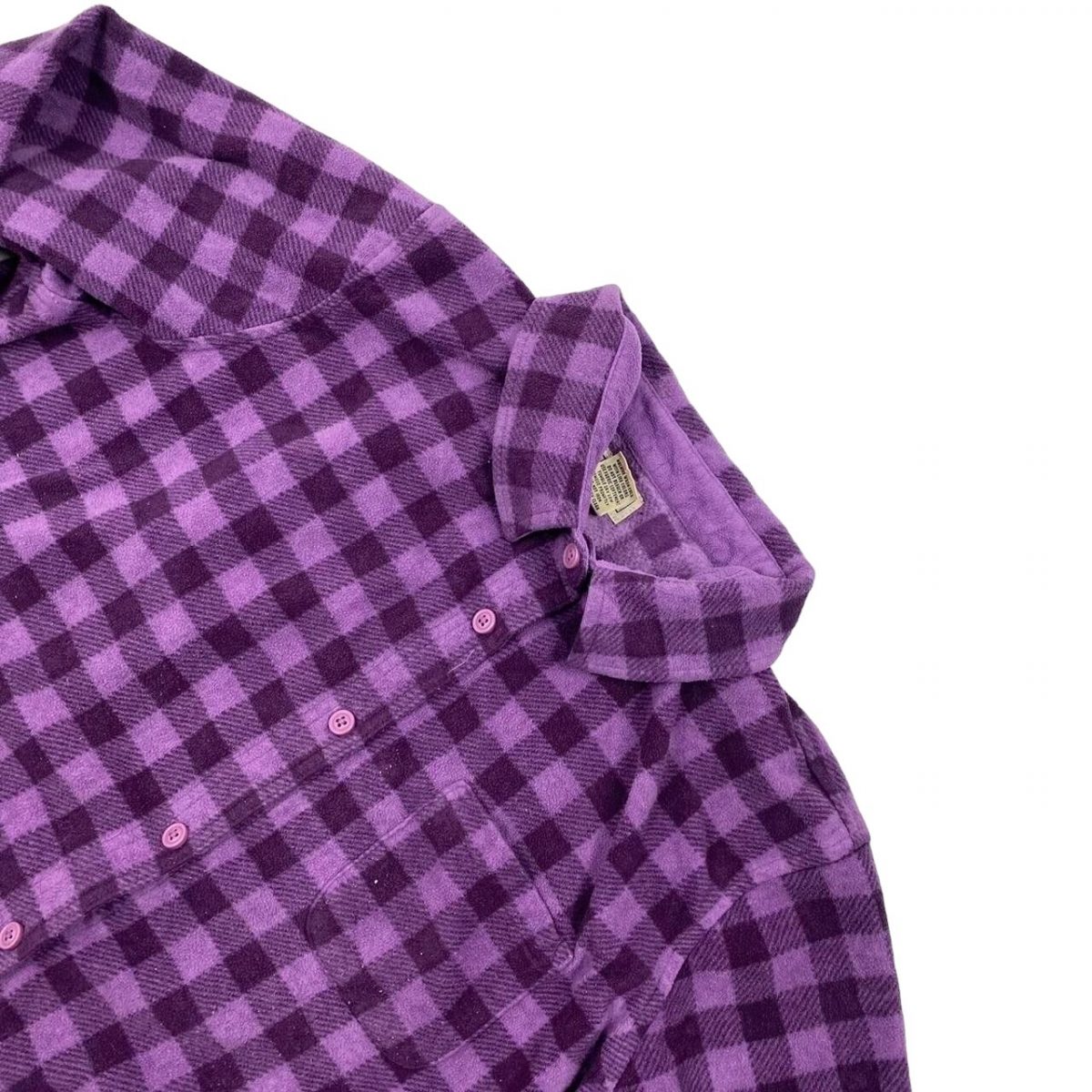 L.L.Bean Purple Long Sleeved Shirt Size Mens L - Image 2