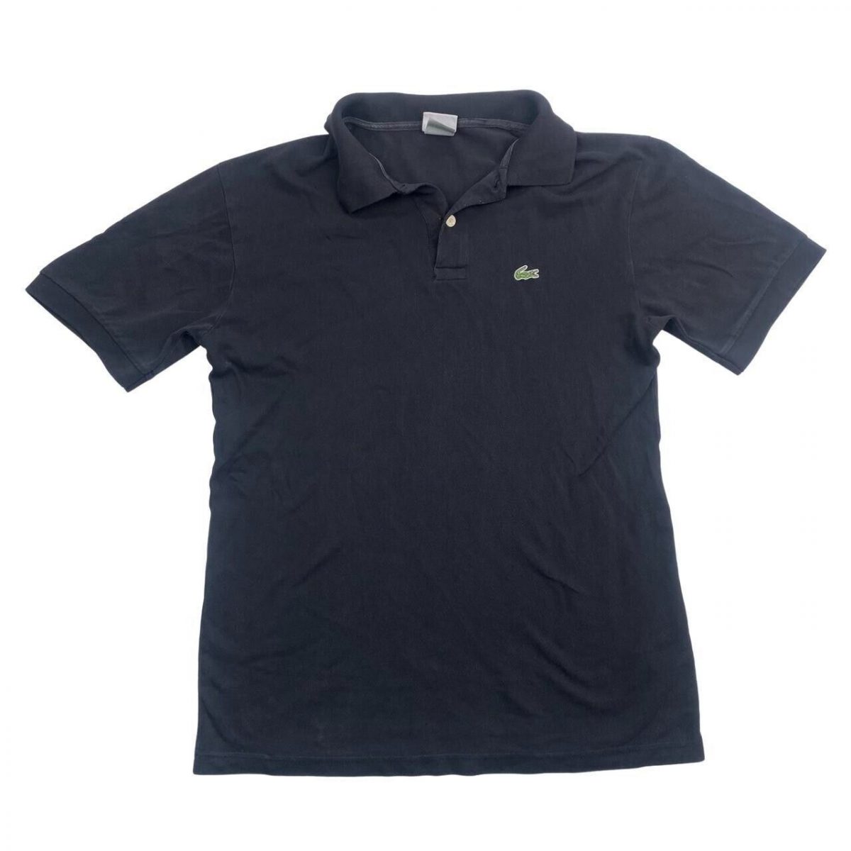 LACOSTE Black Polo-shirt Size Mens M