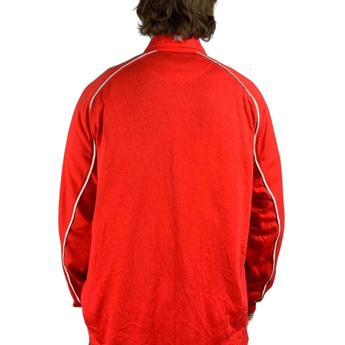 Reebok Red Full Sleeved Rugby Shirt Size Mens L - Image 4