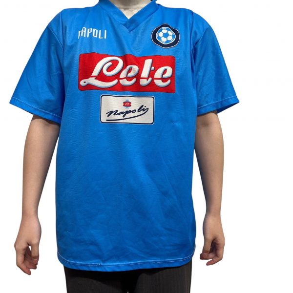 Napoli Blue Red 17 Kimbo Short Sleeved T-shirt Mens Size M