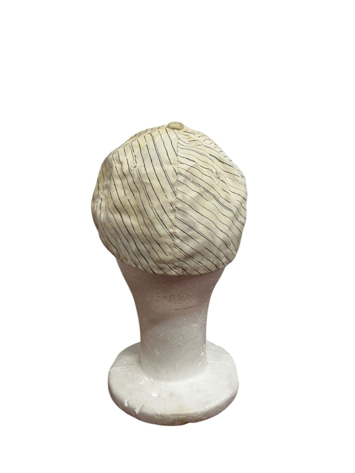 Untitled Beige Black Striped Cap Mens One Size - Image 5