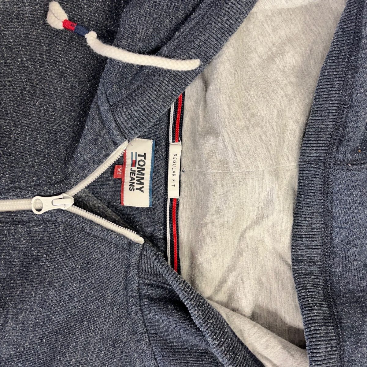 Tommy Hilfiger Navy Long Sleeved Pullover Mens Size L - Image 5