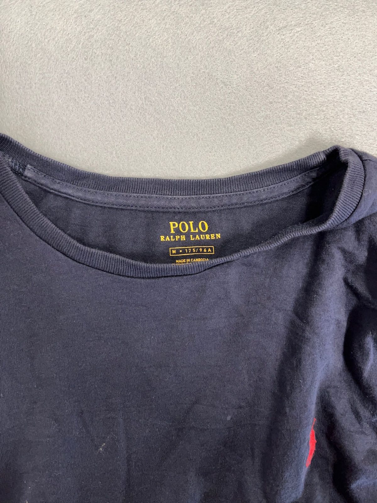 Polo Ralph Lauren Navy Long Sleeved Sweatshirt Mens Size L - Image 5