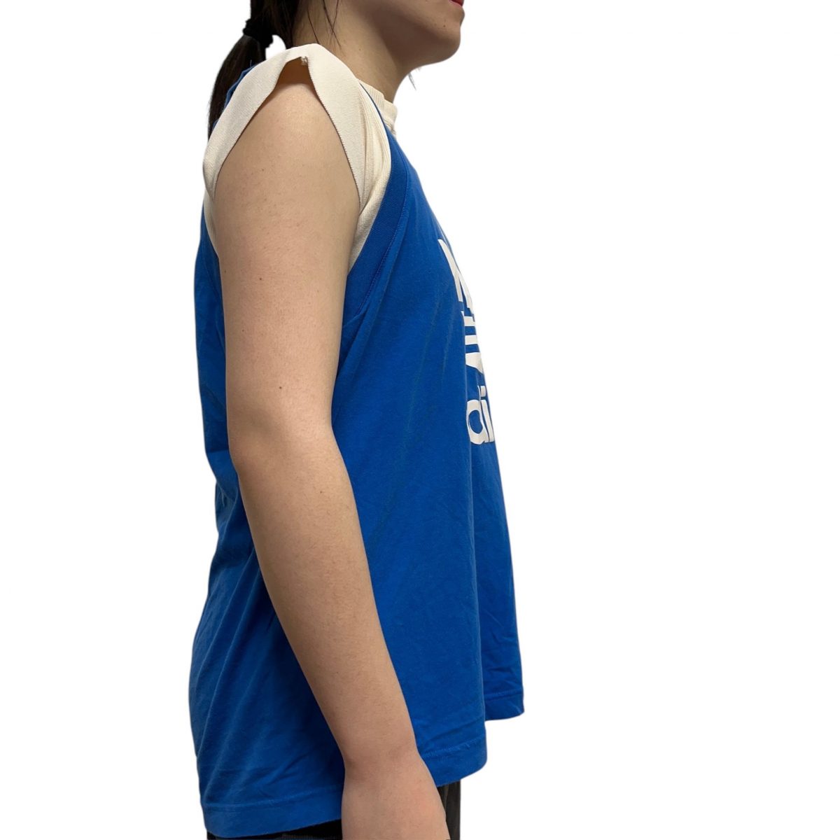 Adidas Blue Short sleeved  Vest T-shirt Mens Size M - Image 2