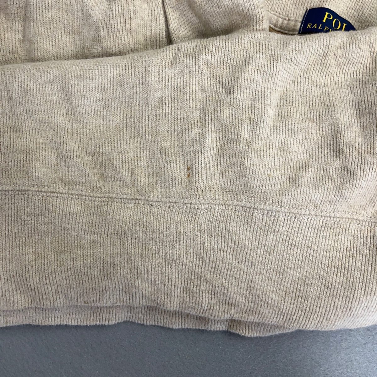 Polo Ralph Lauren Beige Long Sleeved Sweatshirt Mens Size 2XL - Image 7