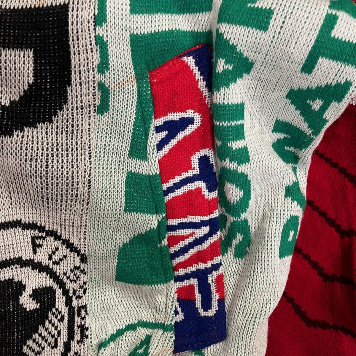 Re-worked Multi Football Scarf Jacket Premier League Champions Size Mens L - Image 6