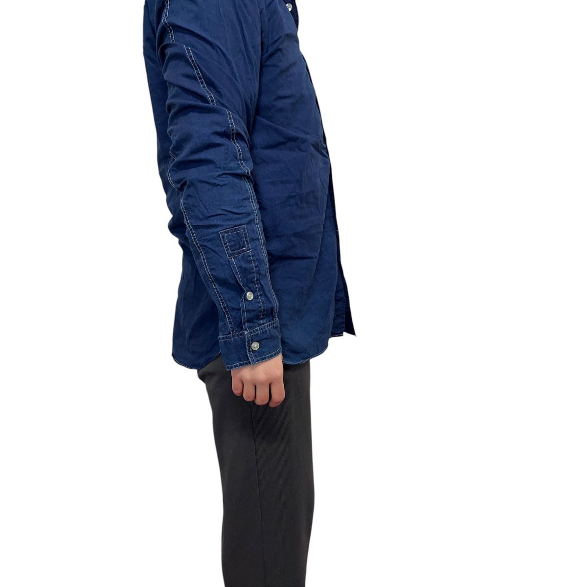 Lacoste Blue Long sleeved Shirt Mens Size L - Image 3