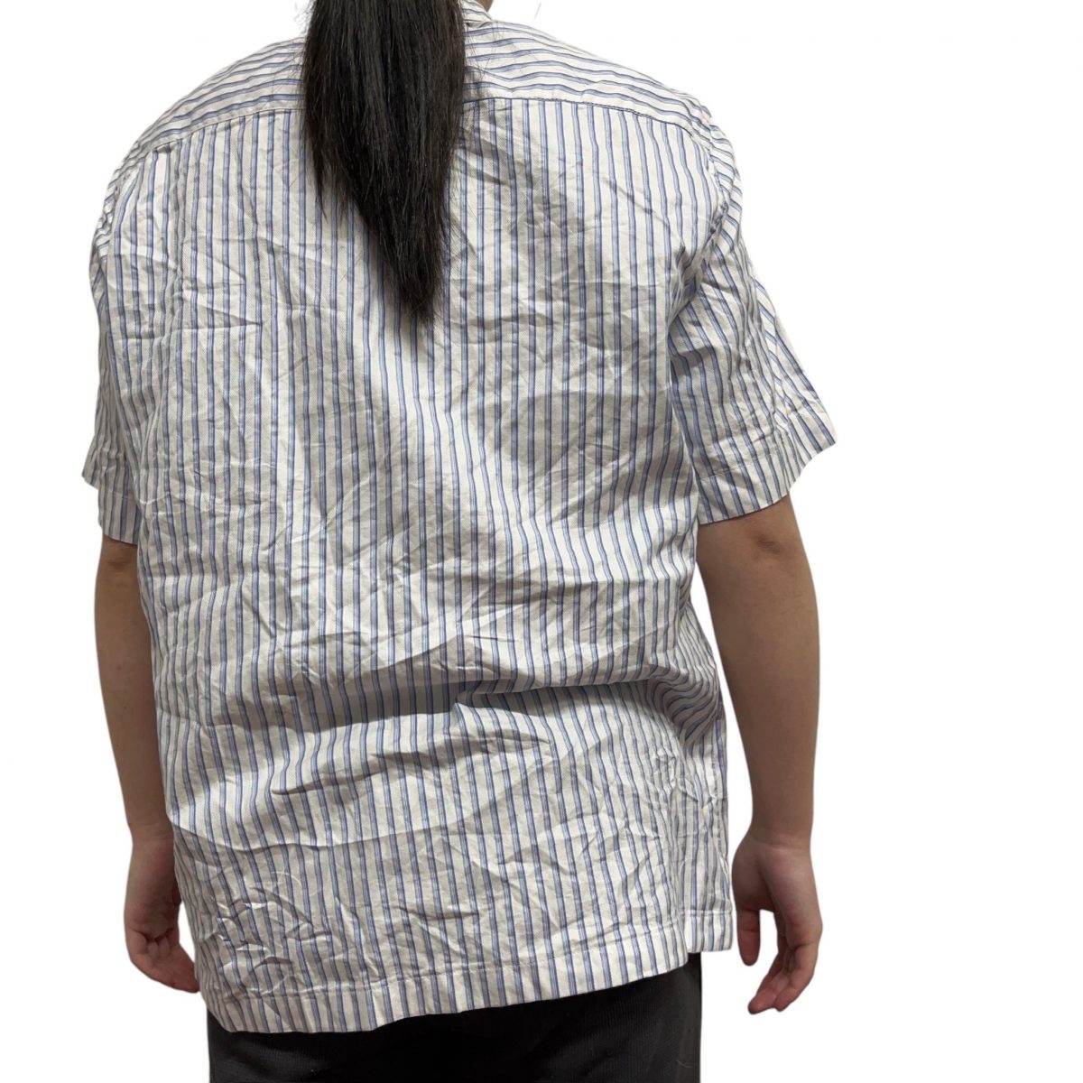 Untitled Blue and White striped T-shirt Short Sleeved Mens Size L - Image 4