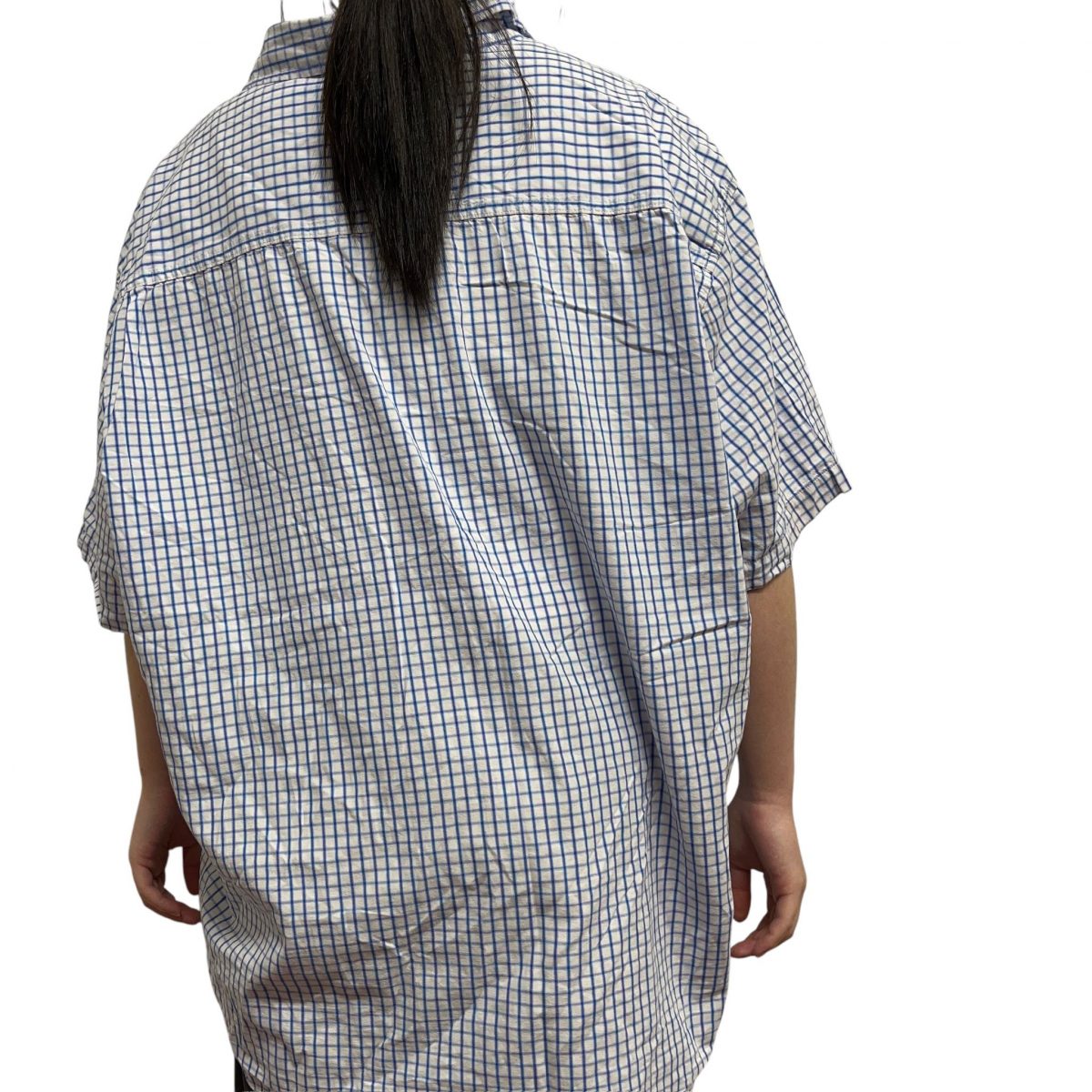 Lincoln Blue white Short Sleeved Shirt Mens Size 3XL - Image 2