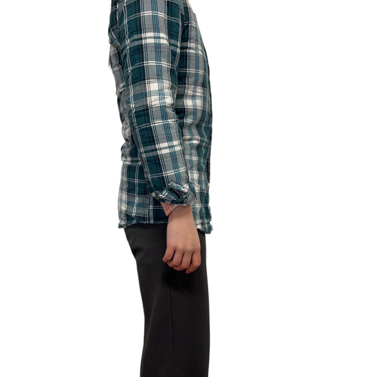 Jack Wills Blue Green Checked Long Sleeved Shirt Mens Size XS - Image 2