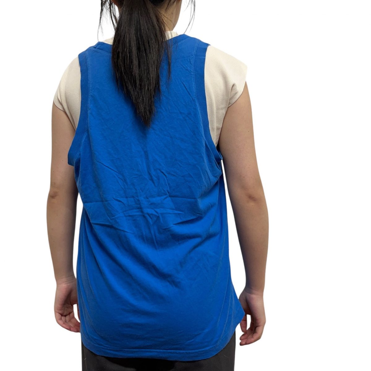 Adidas Blue Short sleeved  Vest T-shirt Mens Size M - Image 4