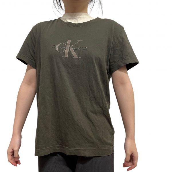 Calvin Klein Grey Short Sleeved T-shirt Men Size XS