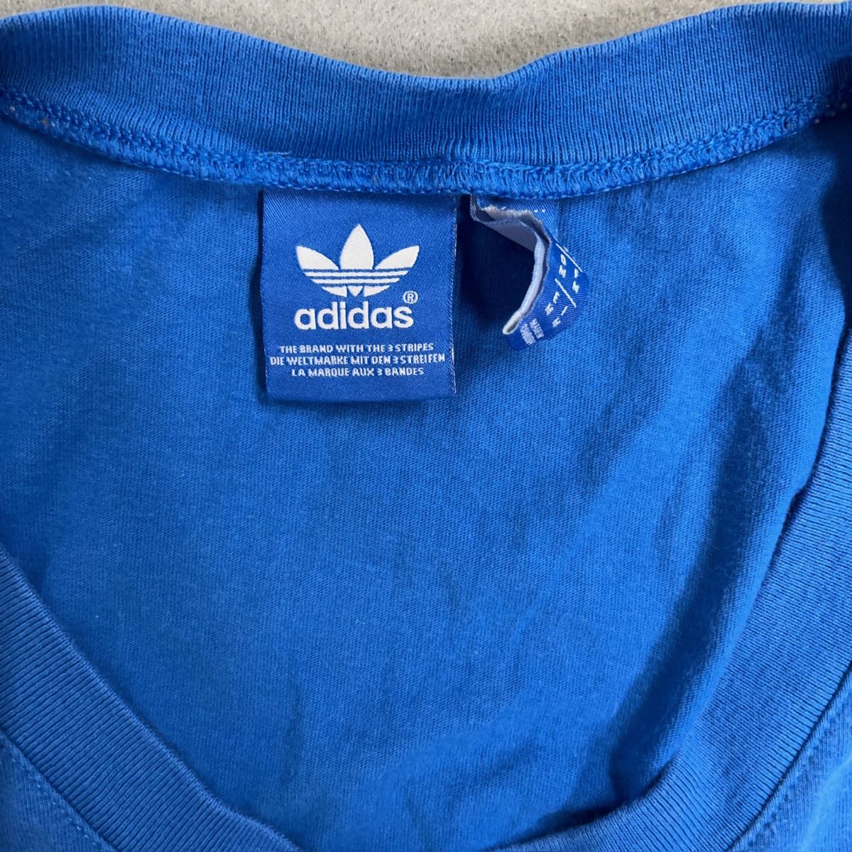 Adidas Blue Short sleeved  Vest T-shirt Mens Size M - Image 5